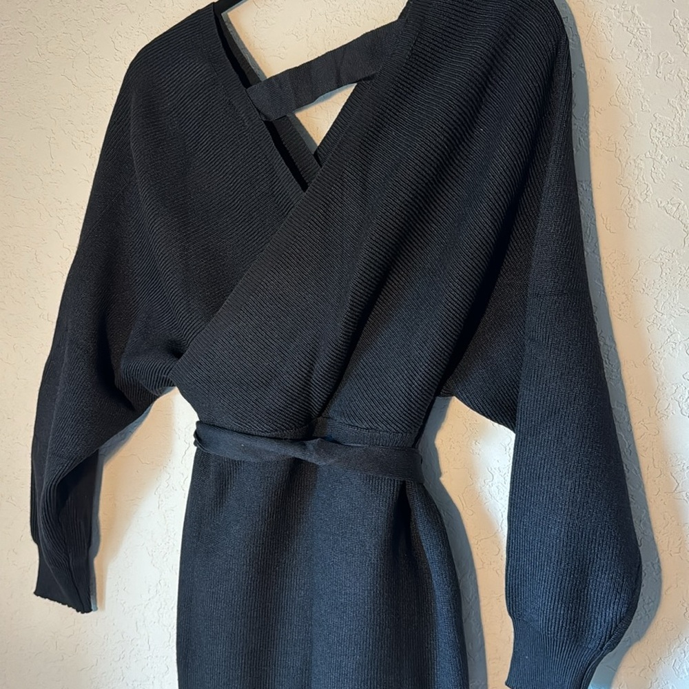 NWOT Sweater Dress | Cozy Knit | Size L | Fall/Winter - Picture 3 of 4
